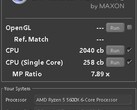 AMD Ryzen 5 5600X Cinebench performance shows almost Ryzen 7 3700X performance (Source: APISAK on Twitter)
