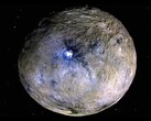 An enhanced color rendering of dwarf planet Ceres (Image source: NASA, JPL-Caltech, UCLA, MPS, DLR, and IDA)