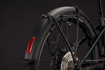 Panniers are the primary option for the luggage rack