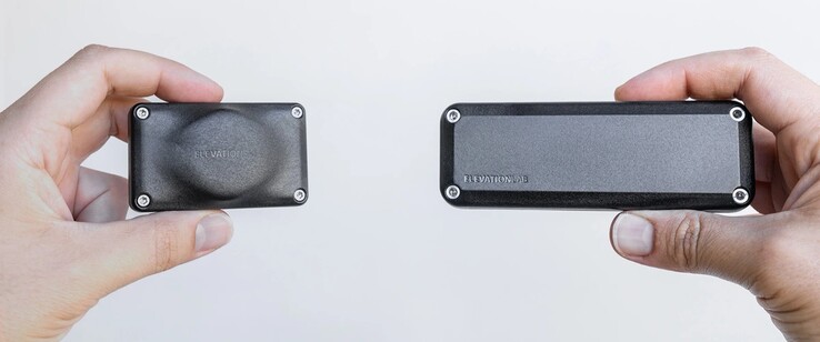 The older version of the TimeCapsule has a runtime of 10 years, but is also significantly larger due to its use of two AA batteries.