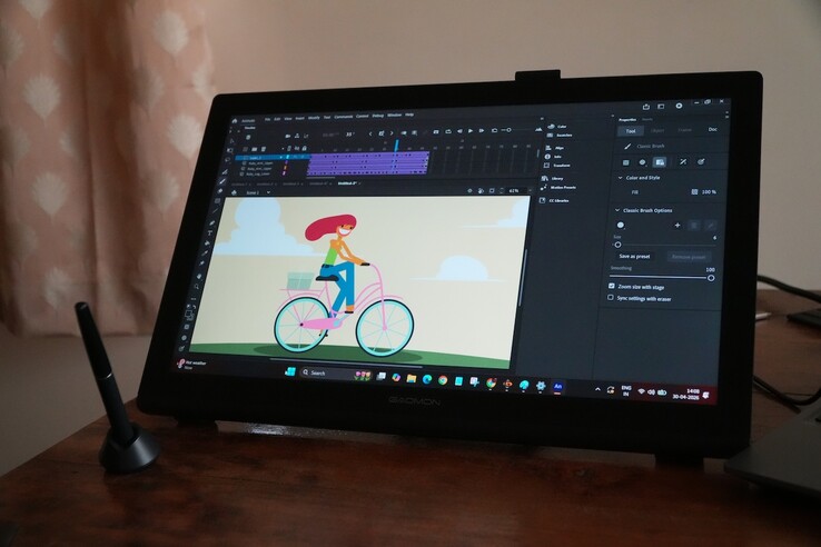 The Gaomon Pro 19 pen display offers 220 nits of peak brightness