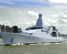 A picture of the HNLMS Groningen, a Holland class OPV