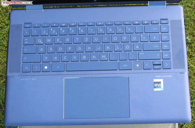 HP Spectre x360 16 keyboard