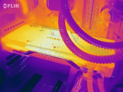 NVIDIA TITAN RTX during a stress test