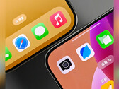 Oppo Find X8 seemingly has slightly slimmer bezels than the iPhone 16 Pro (Image source: Zhou Yibao - edited)