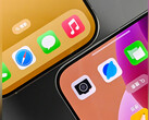 Oppo Find X8 seemingly has slightly slimmer bezels than the iPhone 16 Pro (Image source: Zhou Yibao - edited)
