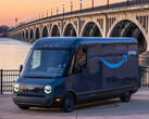 First Amazon electric delivery trucks hit the roads (image: Rivian)