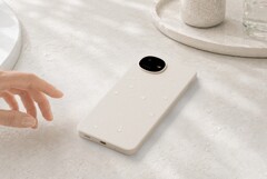 The Sharp Aquos Wish 6 features an unusual design with a round camera module.