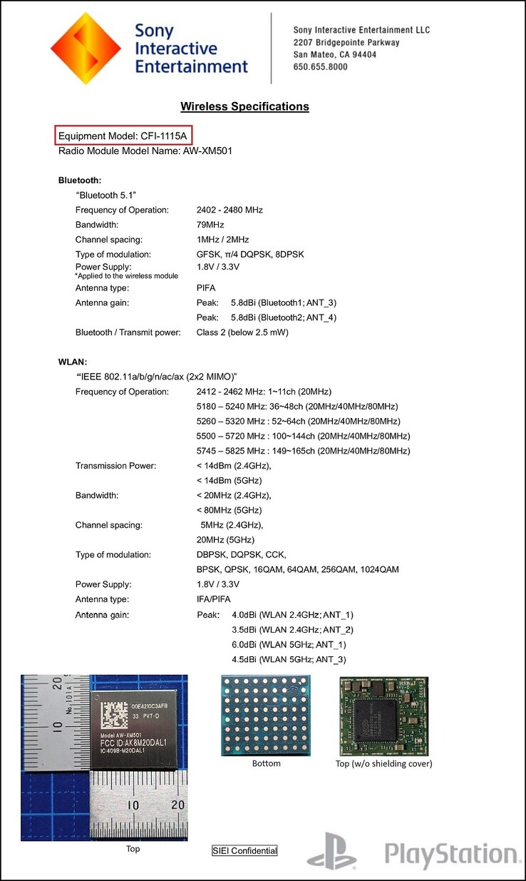 Equipment model number “CFI-1115A". (Image source: gob.pe)