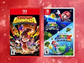 Switch and Switch 2 games on sale for Black Friday are shown (Image source: Amazon, Walmart with edits)