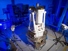 The IXPE space observatory at a test facility (Image source: Ball Aerospace; cropped)