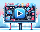 A missing skip button and new floating ads on YouTube are causing strife among users. (Image source: DallE3)