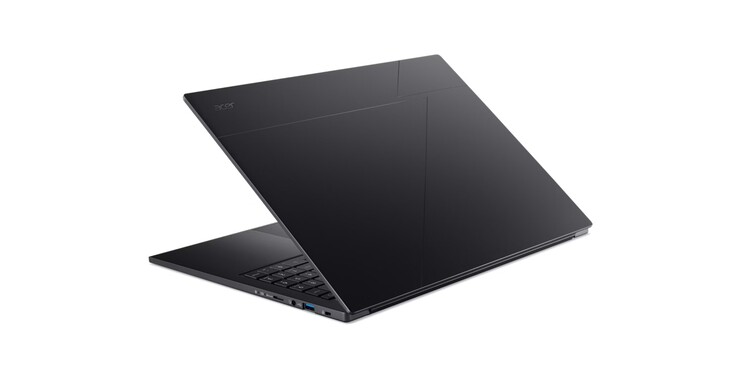 The Acer Swift Go 16 laptop sports a minimal design.