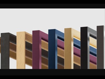 Collection of available frame options for the Amazon Ember Artline TV.