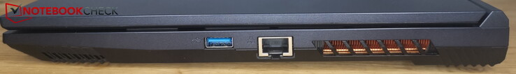 Right: USB-A, LAN