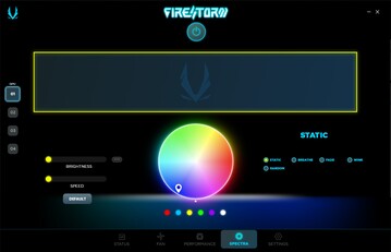 FireStorm Utility - RGB options