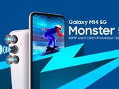 The Galaxy M14. (Source: Samsung via Amazon.in)