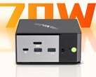 The GMK Evo X1 mini PC will boast a 70 W TDP for its Ryzen AI HX 370 APU. (Image source: Bilibili)
