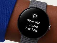 Artistic representation of stress monitoring on a Pixel Watch. (Image source: Neume)