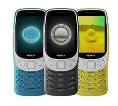 The Nokia 3210 2024 has been pictured in three colours so far. (Image source: WinFuture &amp; @rquandt)