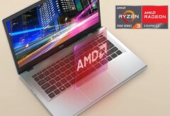 یکی از معدود مدل های Aspire 3 مجهز به AMD در مجموعه ایسر (منبع تصویر: ایسر)