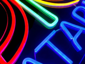 A Neon LED sign showing Atari's logo (image source: Atari)