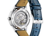 Rear view of the Citizen NJ0250-01A showing its exposed 8210 automatic movement through the transparent caseback.