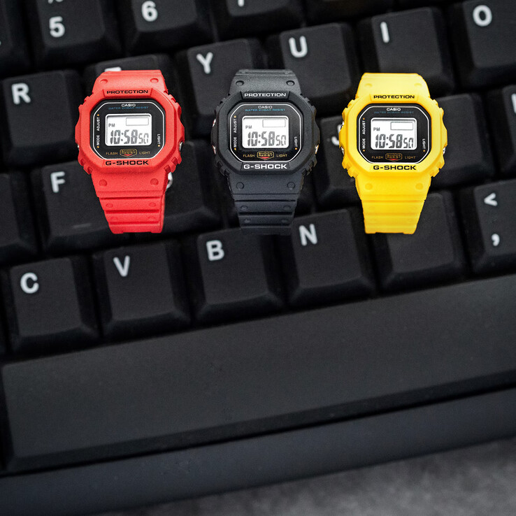 The miniature watches are just 23.4 × 20 × 7.5mm and weigh six grams, making them roughly one-tenth the size of a standard DW-5600.