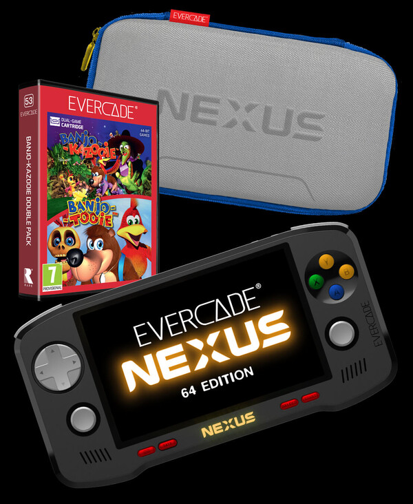 The Evercade Nexus 64 Edition will cost more but come with accessories.