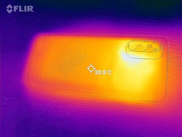 Heat map - Back