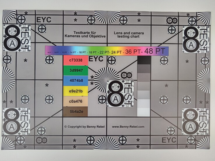 ZTE Blade V10 - test chart