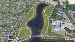 GPS test: trip around a lake