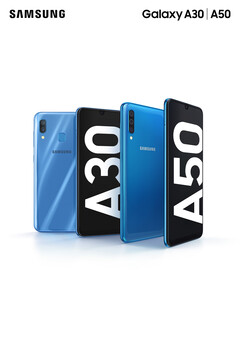 The Samsung Galaxy A30 and A50. (Source: Samsung)