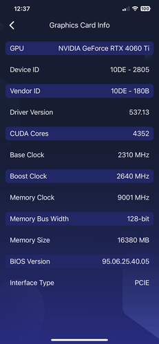 Xtreme Tuner Plus - GPU information
