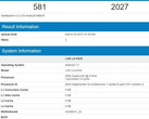 LG Stylo 2 Plus Android phablet with Nougat on Geekbench