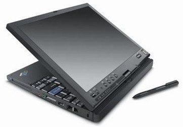 Lenovo's ThinkPad X41: One of the first convertible tablet notebooks to hit the market