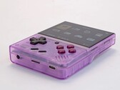 The Miyoo Mini Plus V2 is available in four colors including Transparent Purple (pictured).