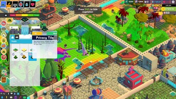 Pictured: A gameplay screenshot from Parkasaurus.