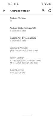 Google Pixel 4a software