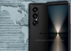 Recently leaked Xperia 1 VII renders show that Sony has stuck to the familiar design of the series. (Image source: OnLeaks/XpertPick/Unsplash - edited)