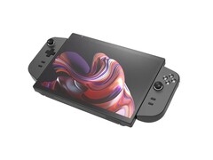 The Crelander/NWNLAP handheld gaming PC looks like a Legion Go with an oversized display. (Image source: Crelander)