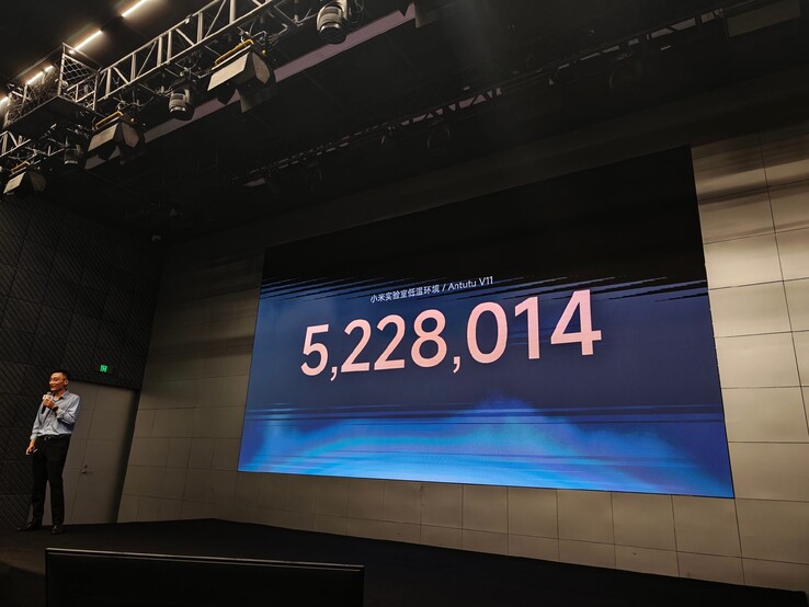 The XRing o3 Antutu score