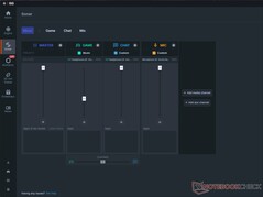 Sonar home screen.