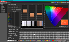 ColorChecker before calibration