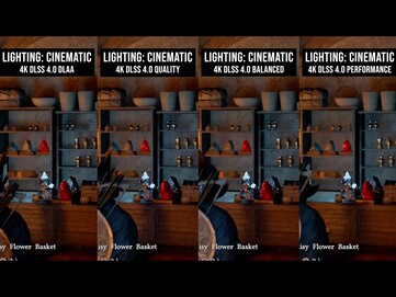Crimson Desert lighting settings comparison.