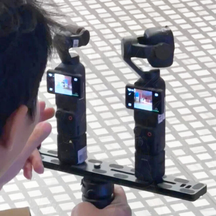 The same two unreleased Osmo Pocket cameras undergoing public testing. (Image source: via Igor Bogdanov)