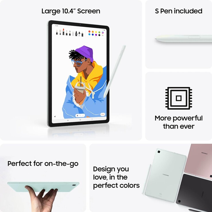The Samsung Tab S6 lite can now be purchased for its lowest-ever price on Amazon. (Image source: Amazon)
