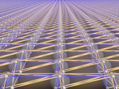 A network of laser beams passing through the entangled cluster state made of mirrors, beamsplitters and fiber optics. (Source: Shota Yokoyama)