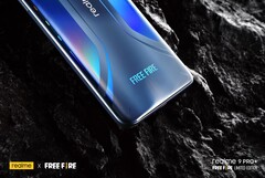 The 9 Pro+ Free Fire limited Editon. (Source: Realme)