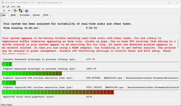 Latency monitor